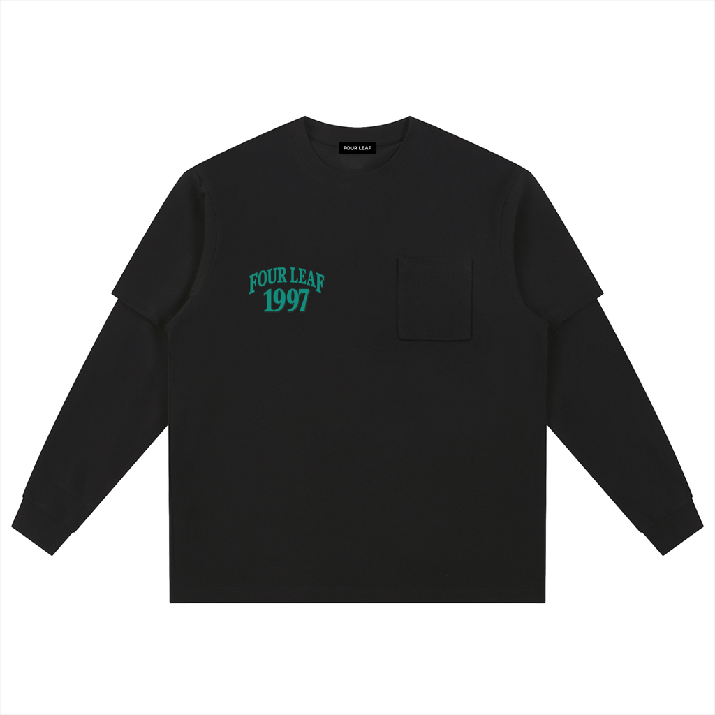 Miami Marlins layered long sleeve jersey