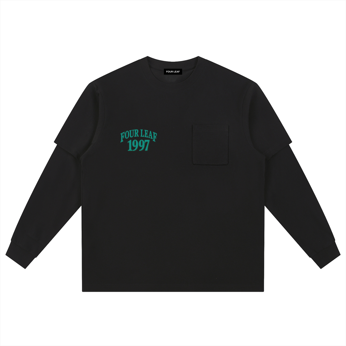Miami Marlins layered long sleeve jersey
