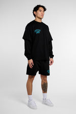 Miami Marlins layered long sleeve jersey