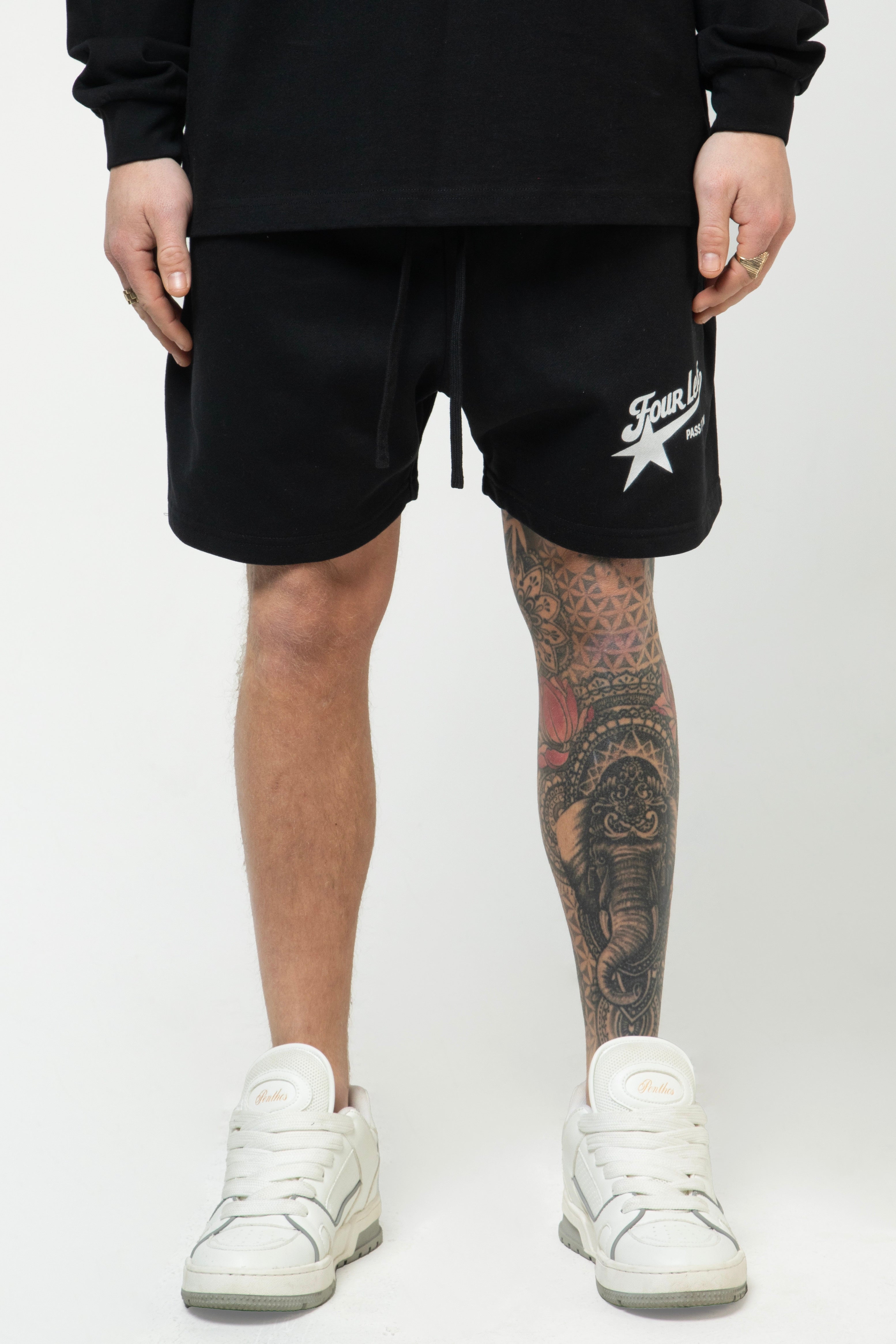 Pass It On Loose Fit Cotton Shorts