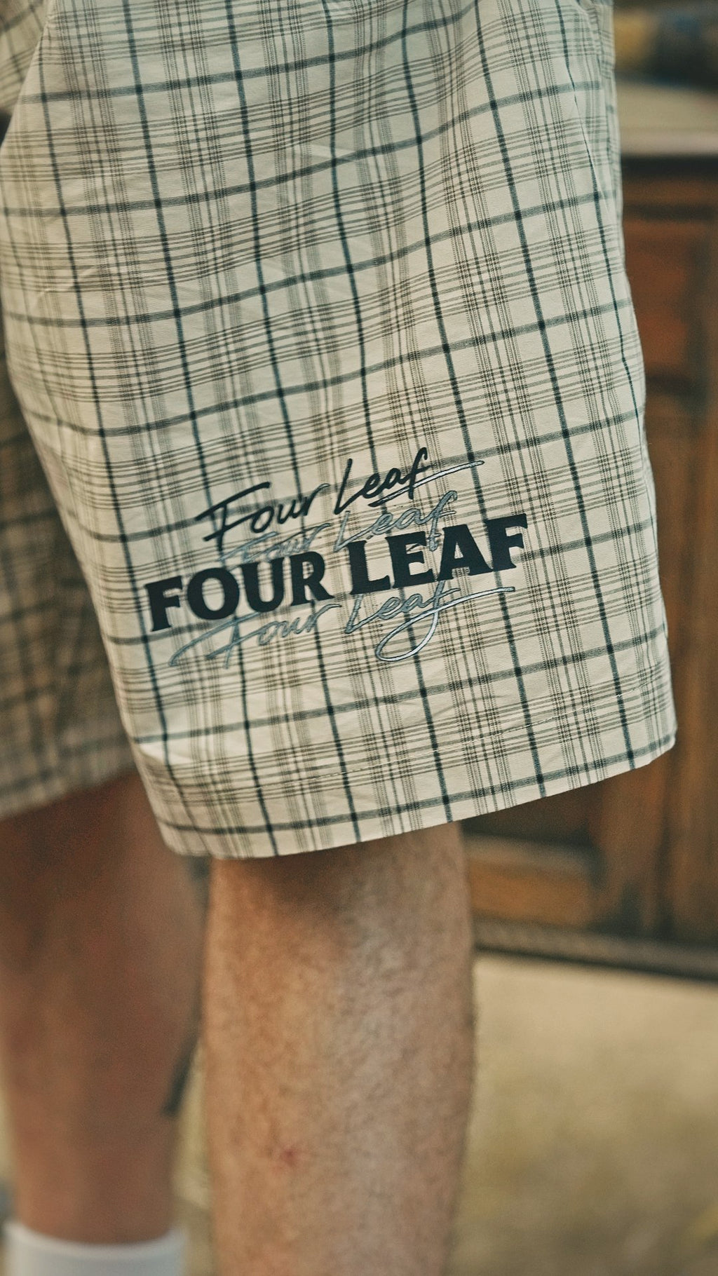Plaid Wide Leg Shorts