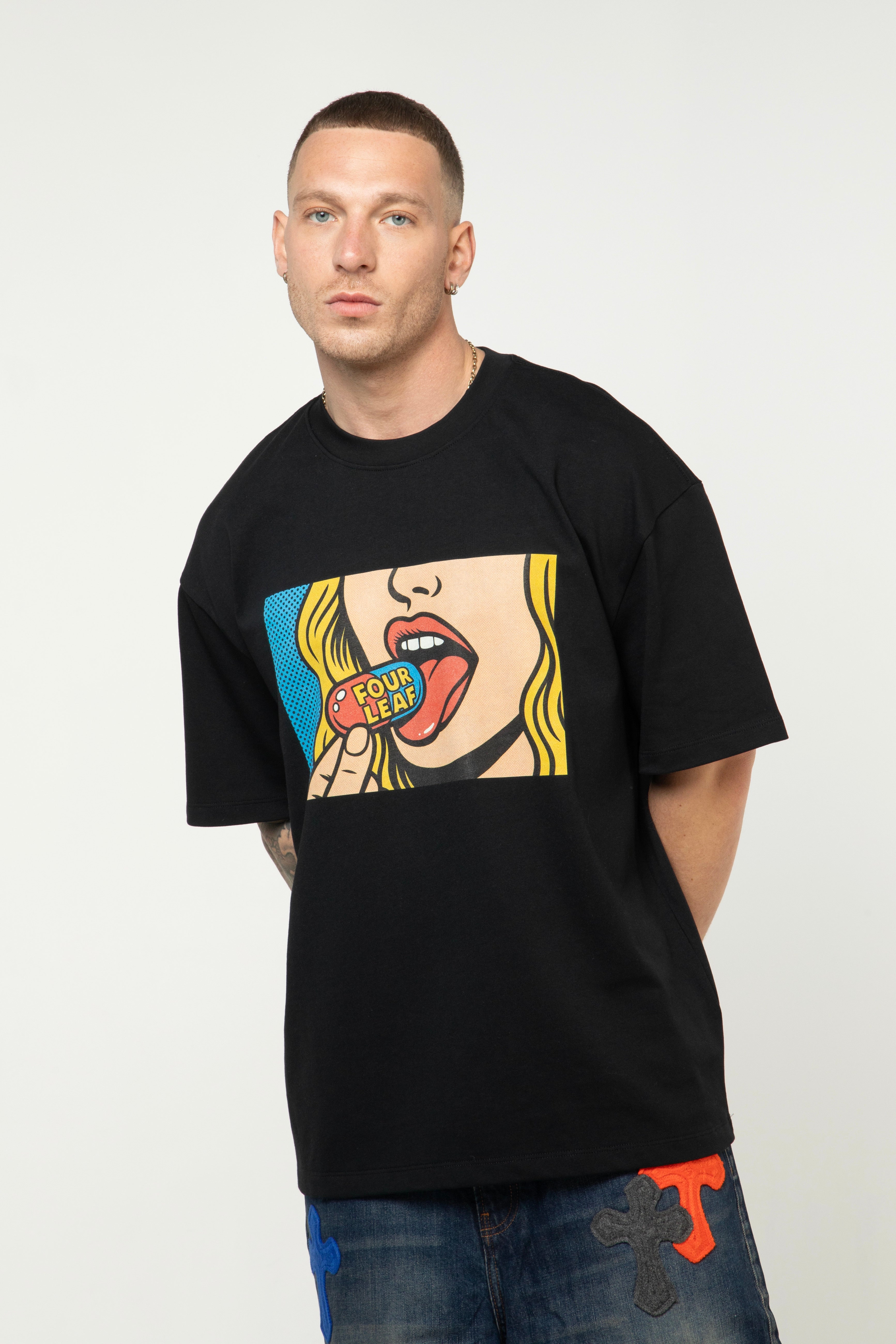 Poppin' Pills Tee - Black