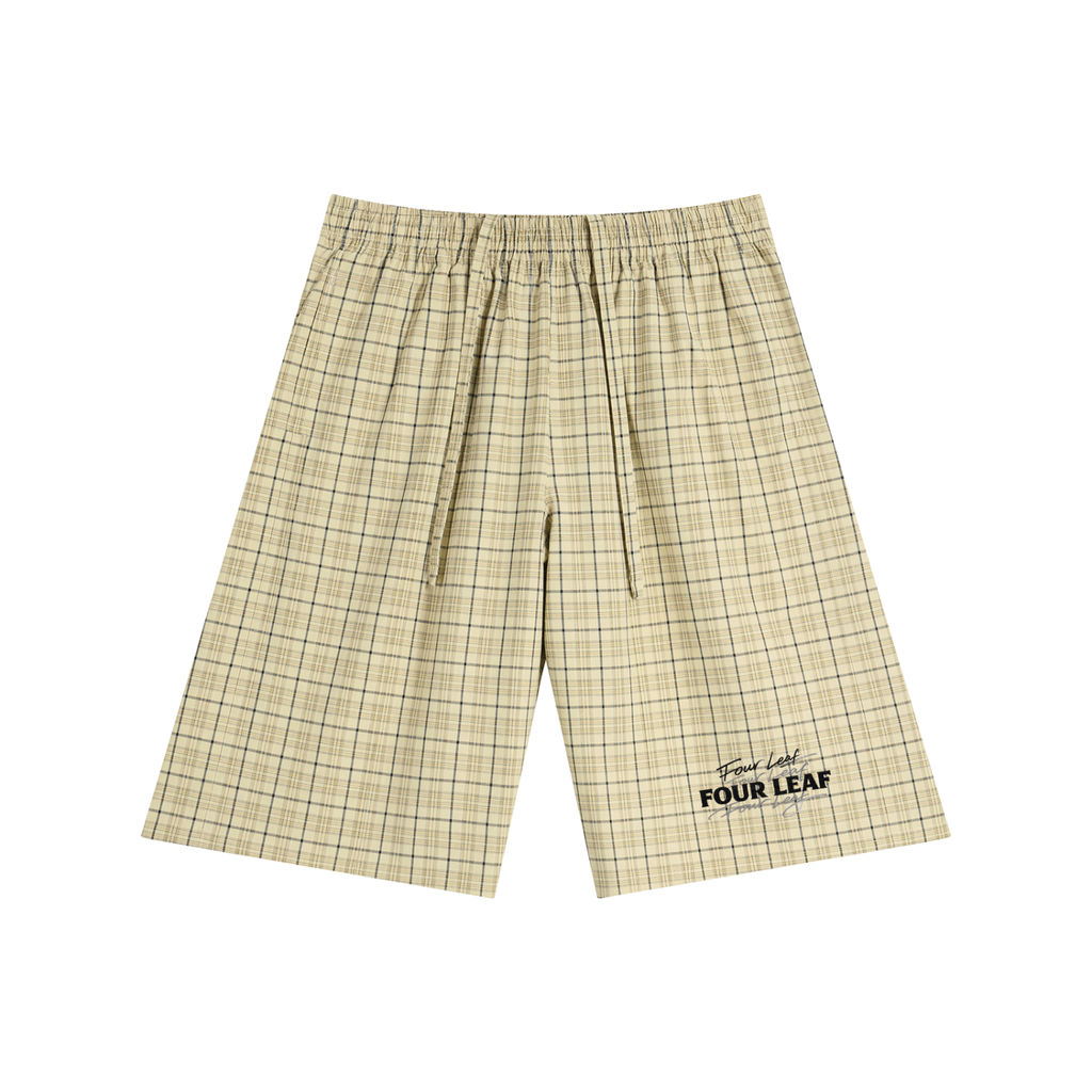 Plaid Wide Leg Shorts