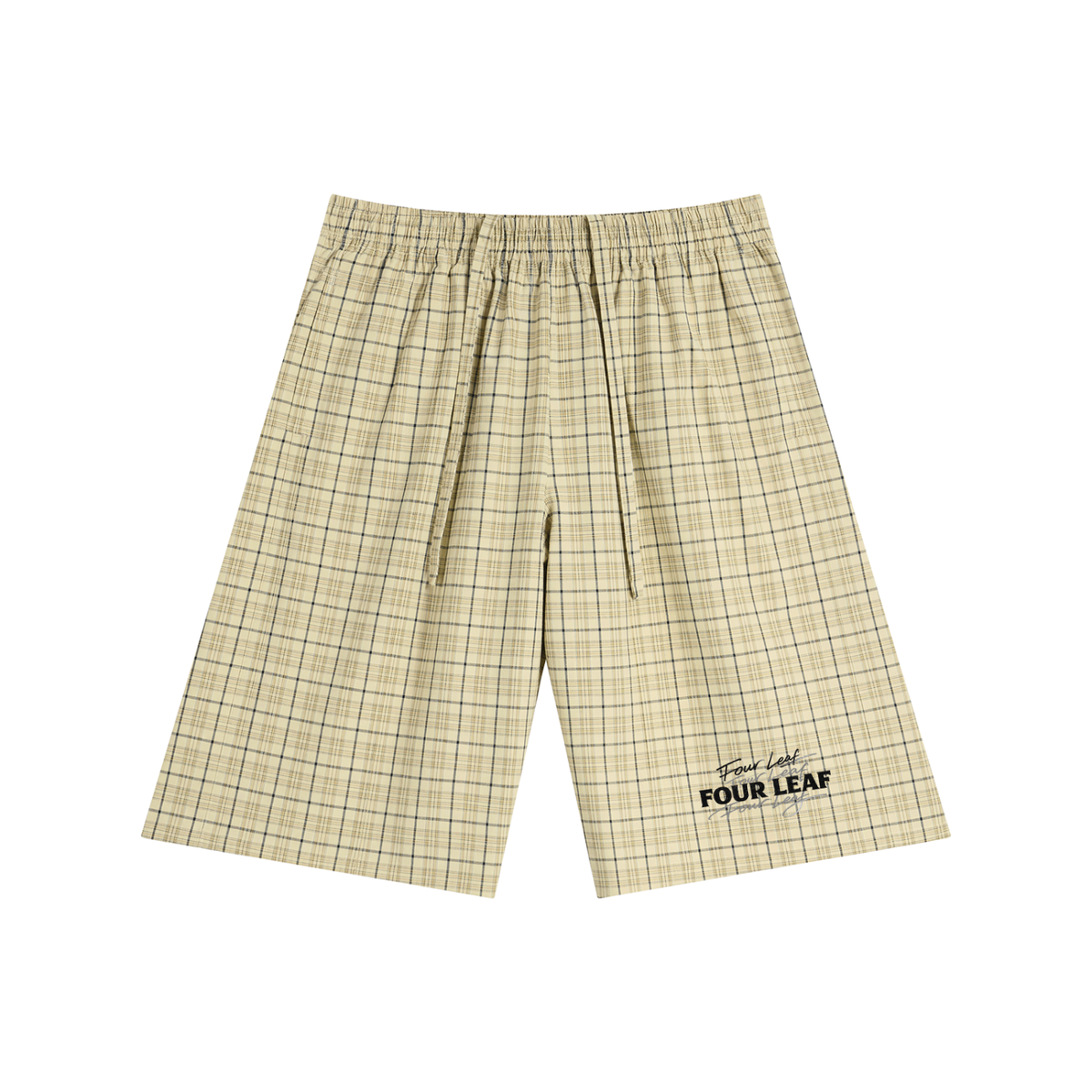 Plaid Wide Leg Shorts