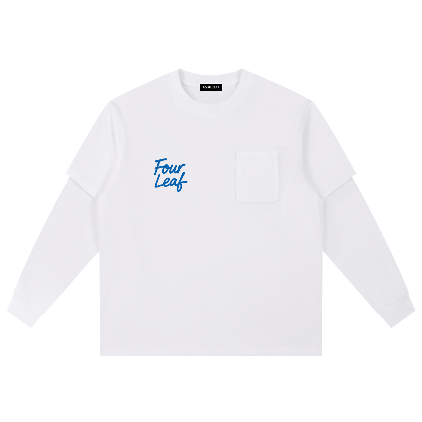 Social Media Is Fake Layered Long Sleeve Tee