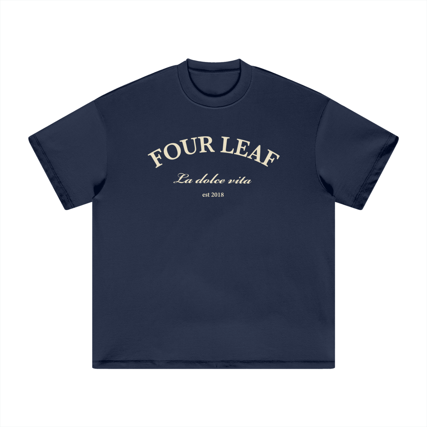 FOUR LEAF T NAVY