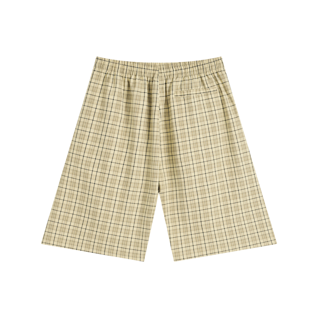 Plaid Wide Leg Shorts