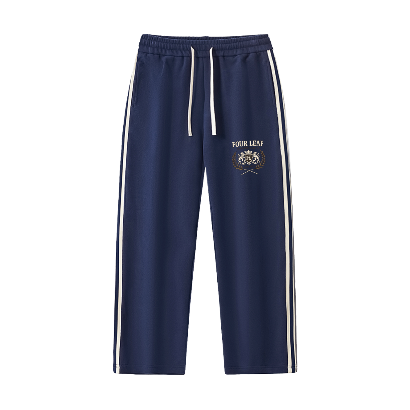 Heritage Contrast Side-Stripe Pants - Navy