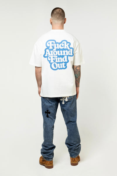 F**k around find out T-Shirt - White