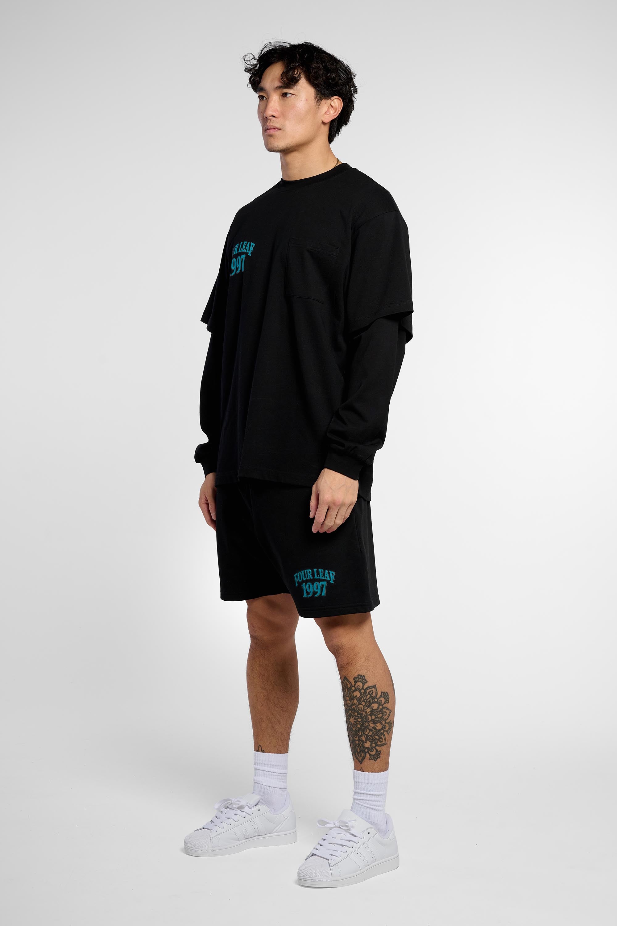 Miami Marlins layered long sleeve jersey