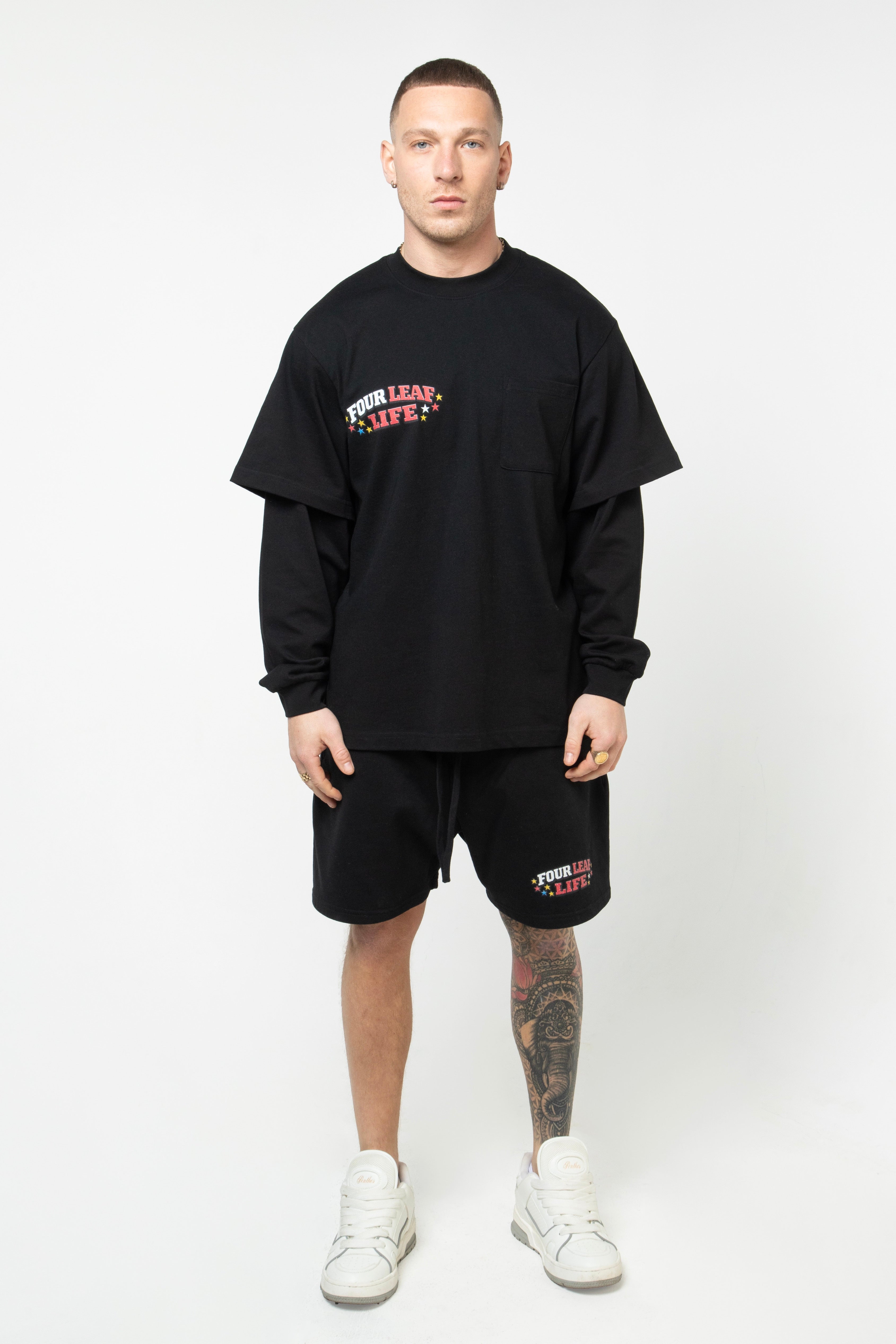 Bulls - Loose Fit Cotton Shorts
