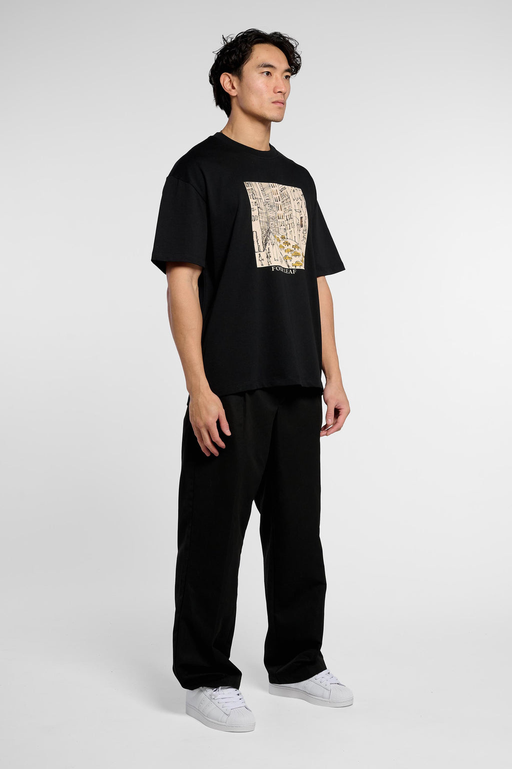 Sketch Taxi T-Shirt - Black