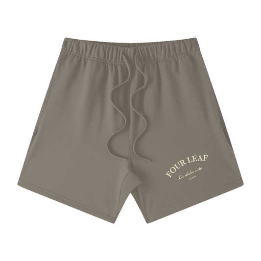 FOUR VITA Gray camel Heavyweight  Shorts