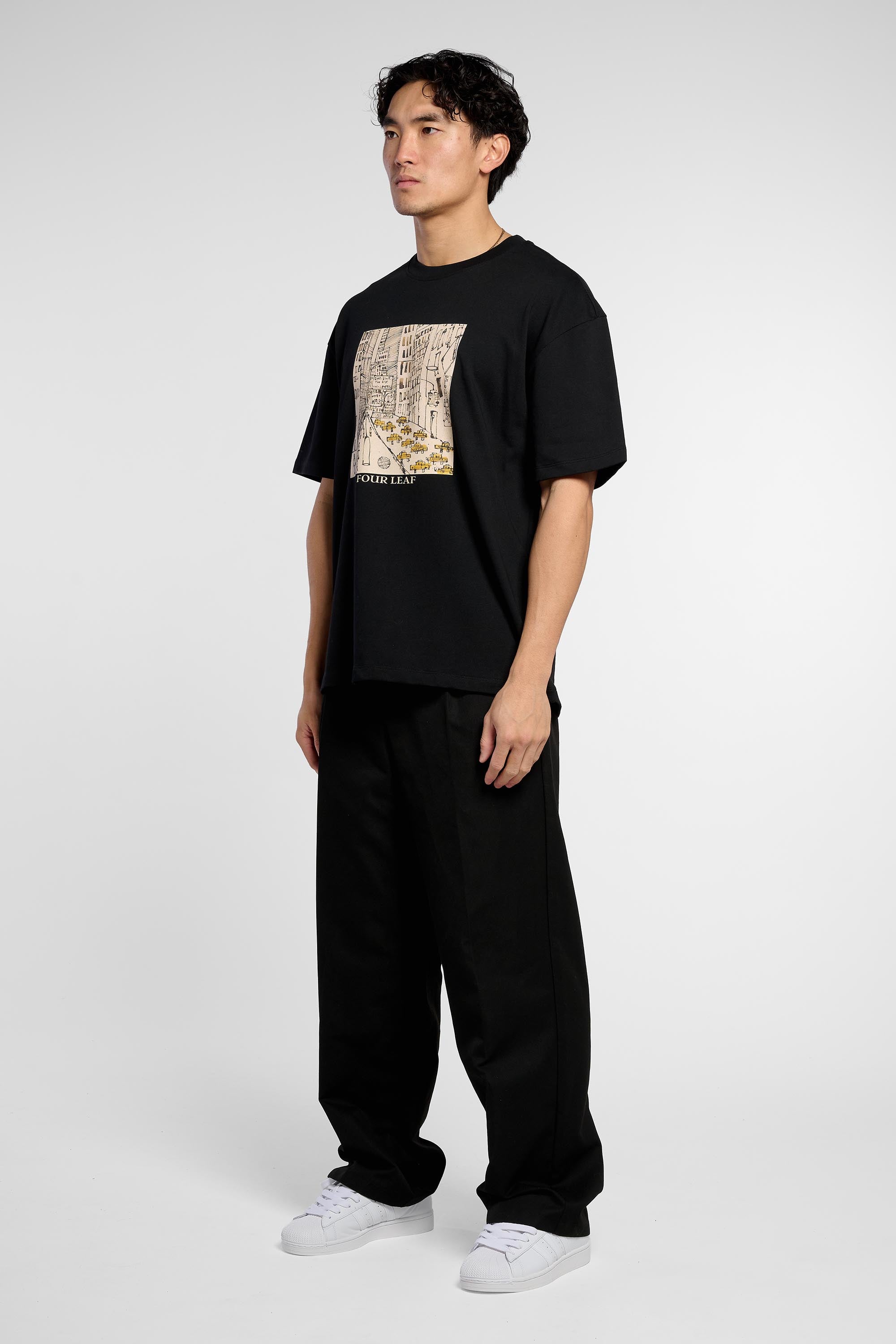 Sketch Taxi T-Shirt - Black