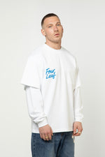 Social Media Is Fake Layered Long Sleeve Tee