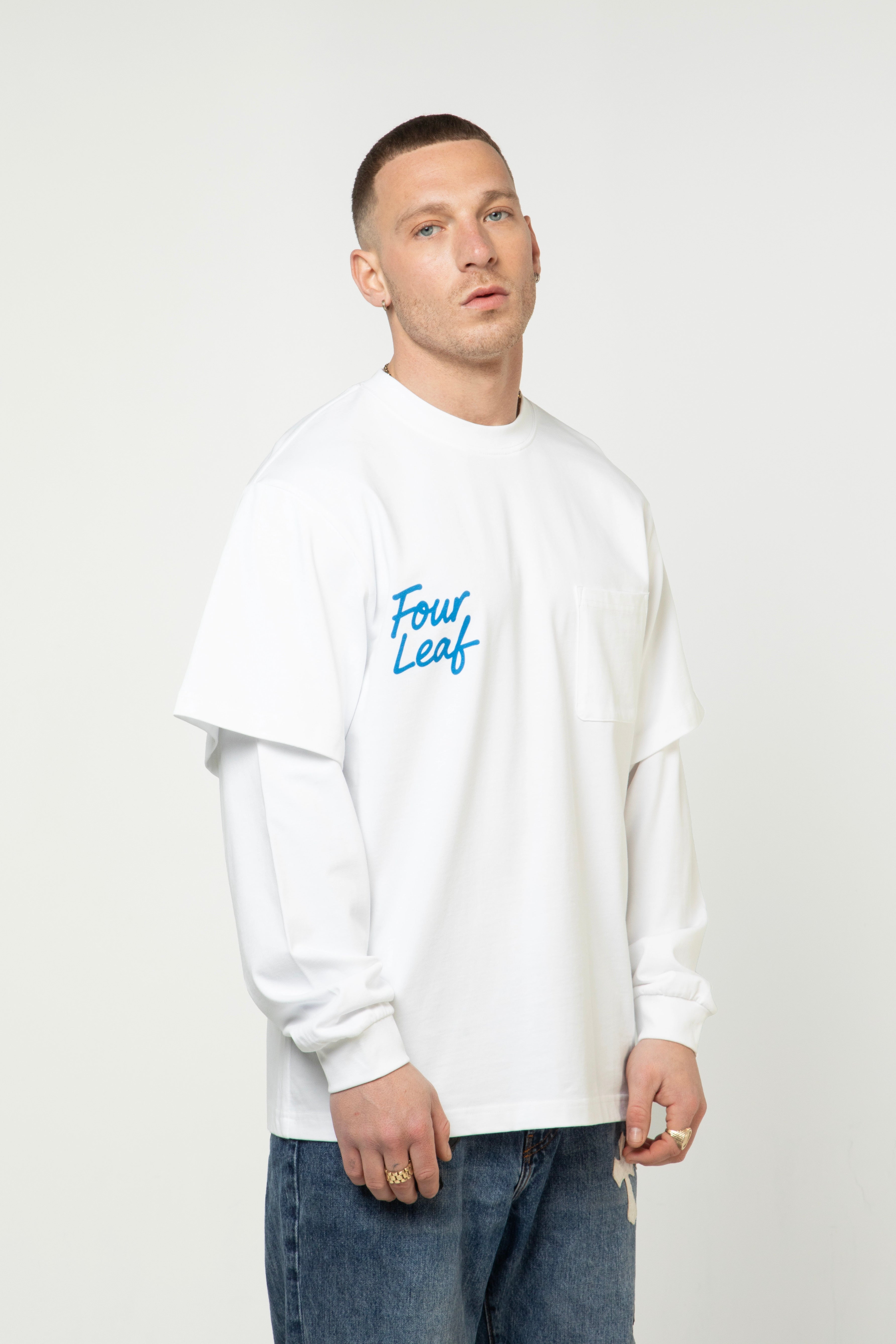Social Media Is Fake Layered Long Sleeve Tee