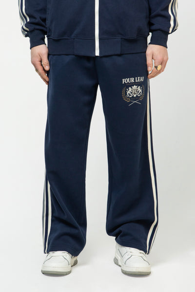 Heritage Contrast Side-Stripe Pants - Navy