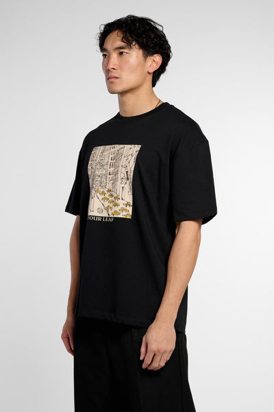 Sketch Taxi T-Shirt - Black