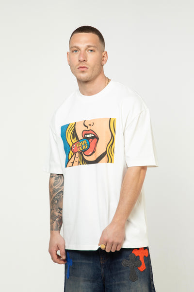Poppin' Pills Tee - White