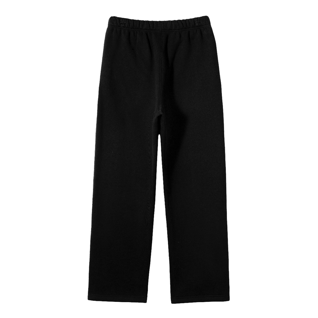 Straight Leg Track Pants - Black